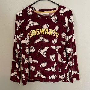 EUC Warner Bros. Harry Potter Women's Hogwarts PJ Set Size Small (4-6)